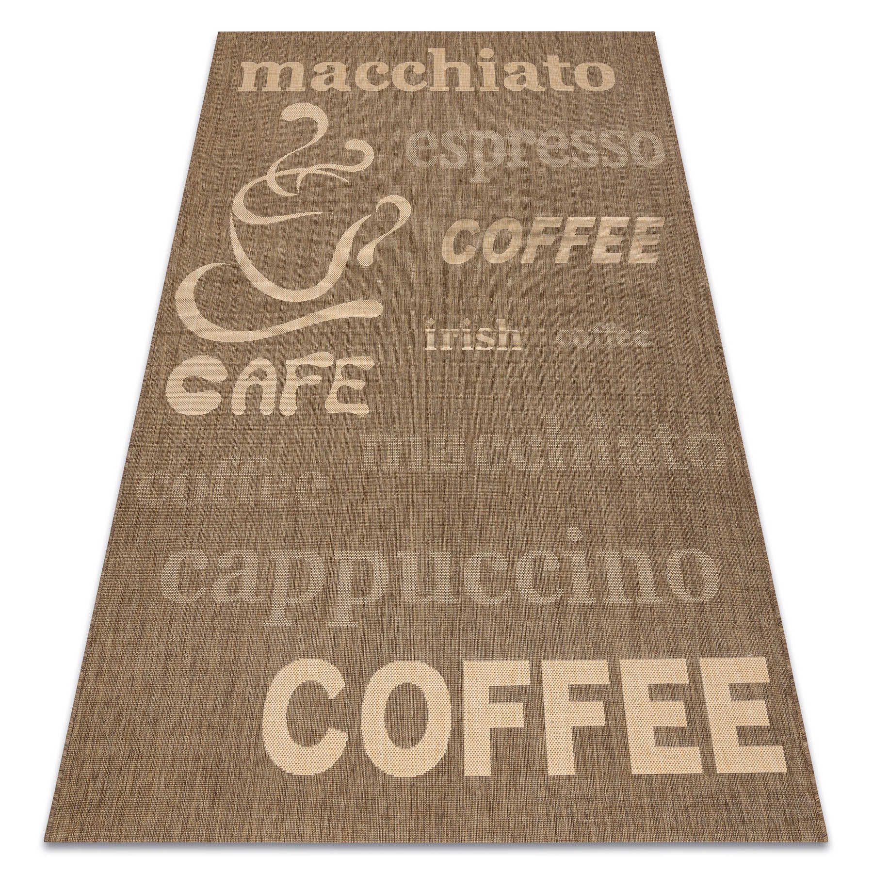 DYWAN SZNURKOWY SIZAL FLOORLUX 20221 coffee / mais 160x230 cm