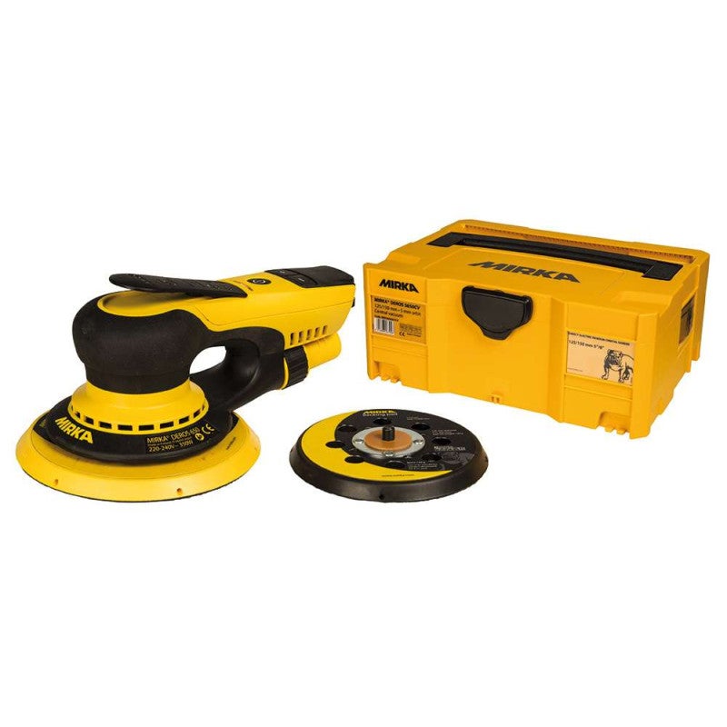 Ponceuse Mirka Deros 125 - 150mm, 5mm - Kit Avec Systainer Et Aspirateur 1025 L/PC - Neuf