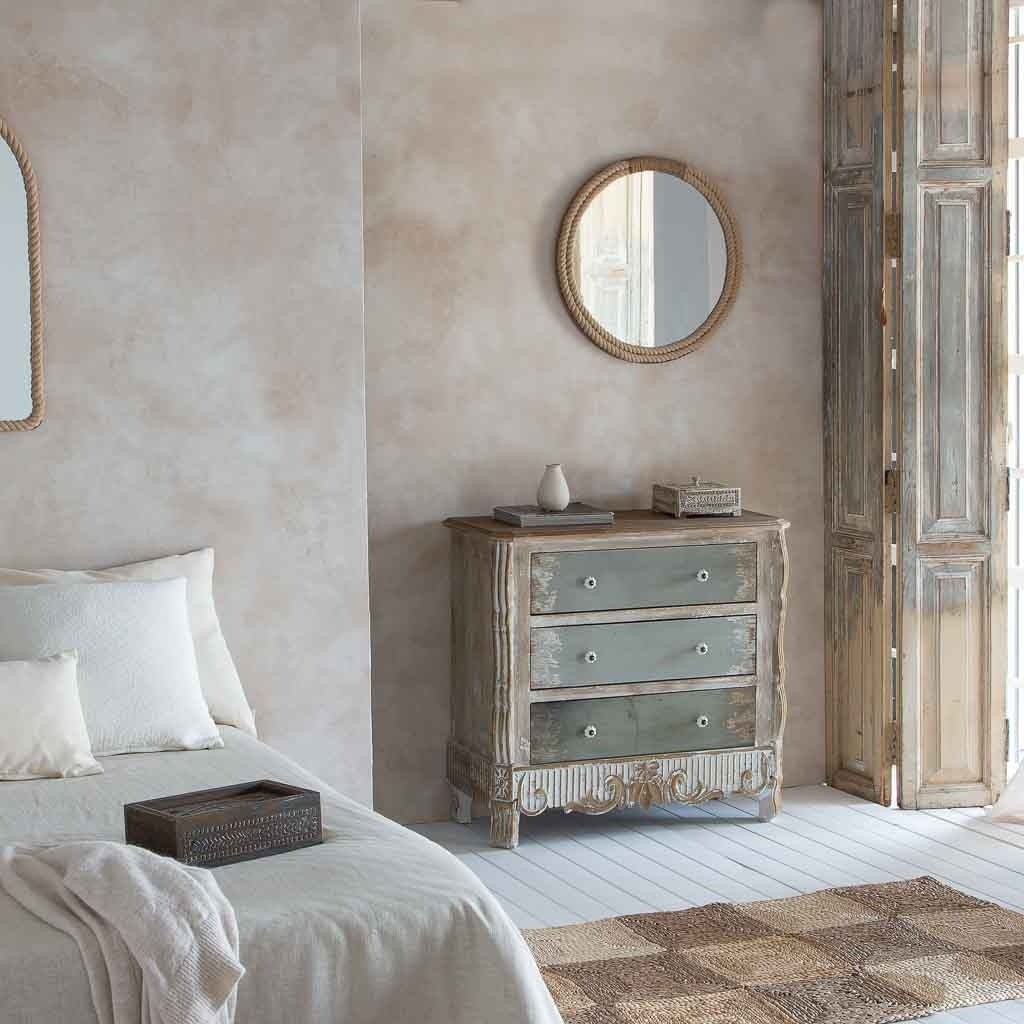 Miroir en bois 60x3x60 - 2