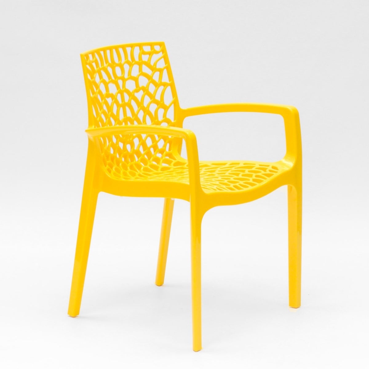 Chaise en polypropylène accoudoirs jardin café Grand Soleil Gruvyer Arm - 5