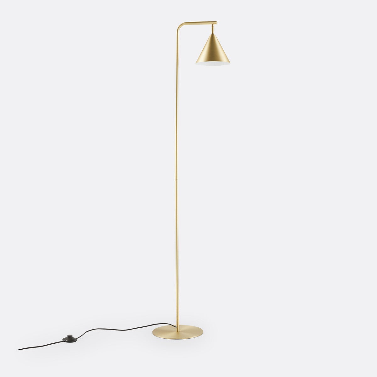 Lampadaire LED Rétro Métal FIRVRE – 3 En 1 : Lampadaire, Lampe De Bureau & Lampe à Clip – Bras Articulé Réglable