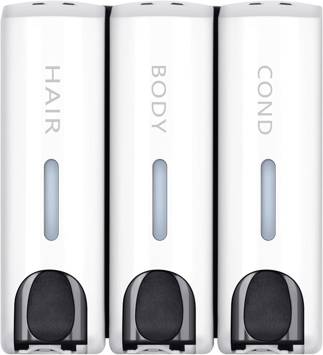 Dispenser Sapone A 3 Camere Da Parete - 1000ml, Argento, Per Doccia, Cucina E Bagno, Pratico E Capiente - Foto 3