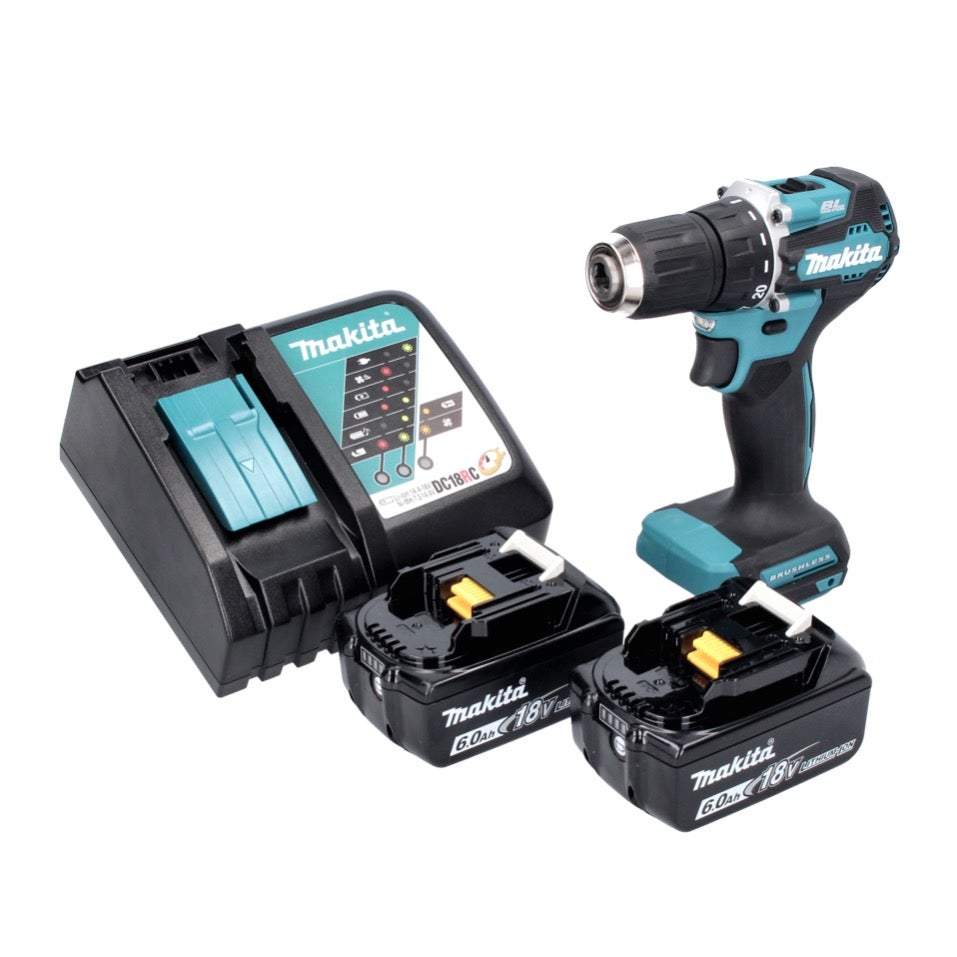 Makita DDF 487 RG Perceusevisseuse sans fil 40Nm Brushless 18V + 2x — free download