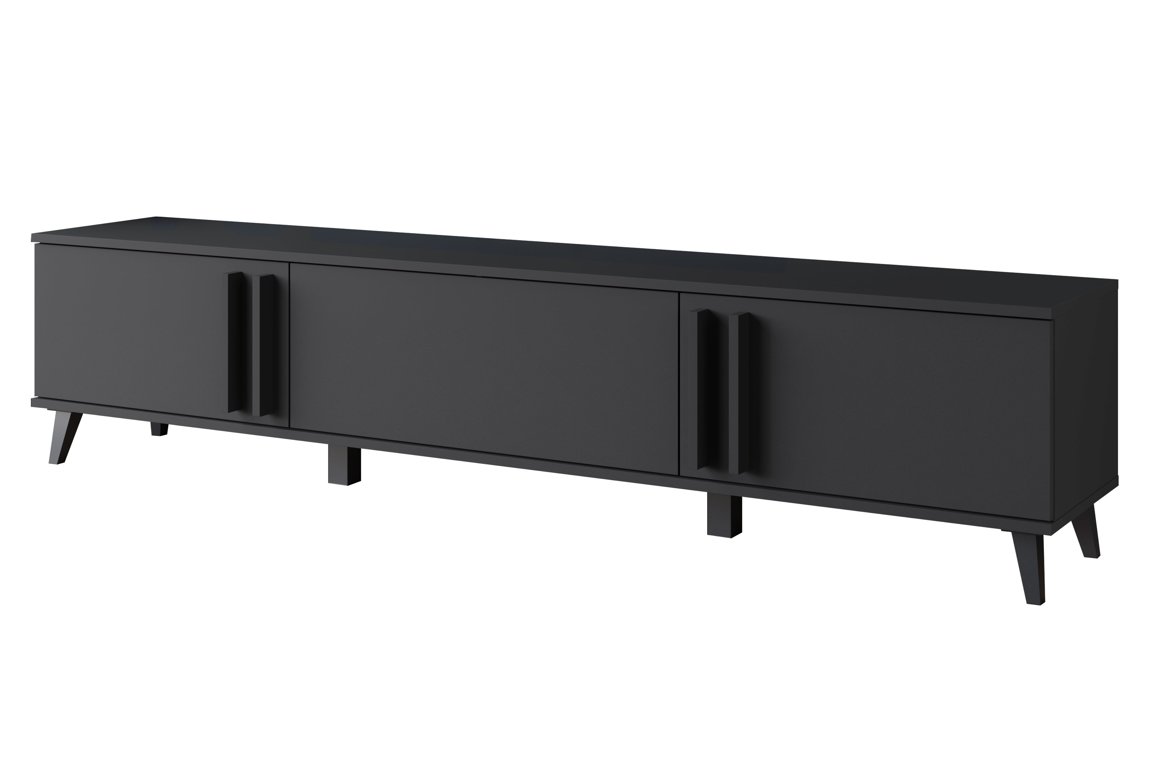 MINIO go for it, Szafka rtv HURON 180 cm czarny