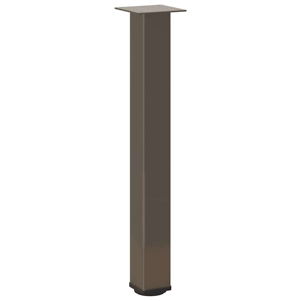 Pernas para mesa de centro 4 peças aço natural 72-74 cm - COMFORTXL - 4