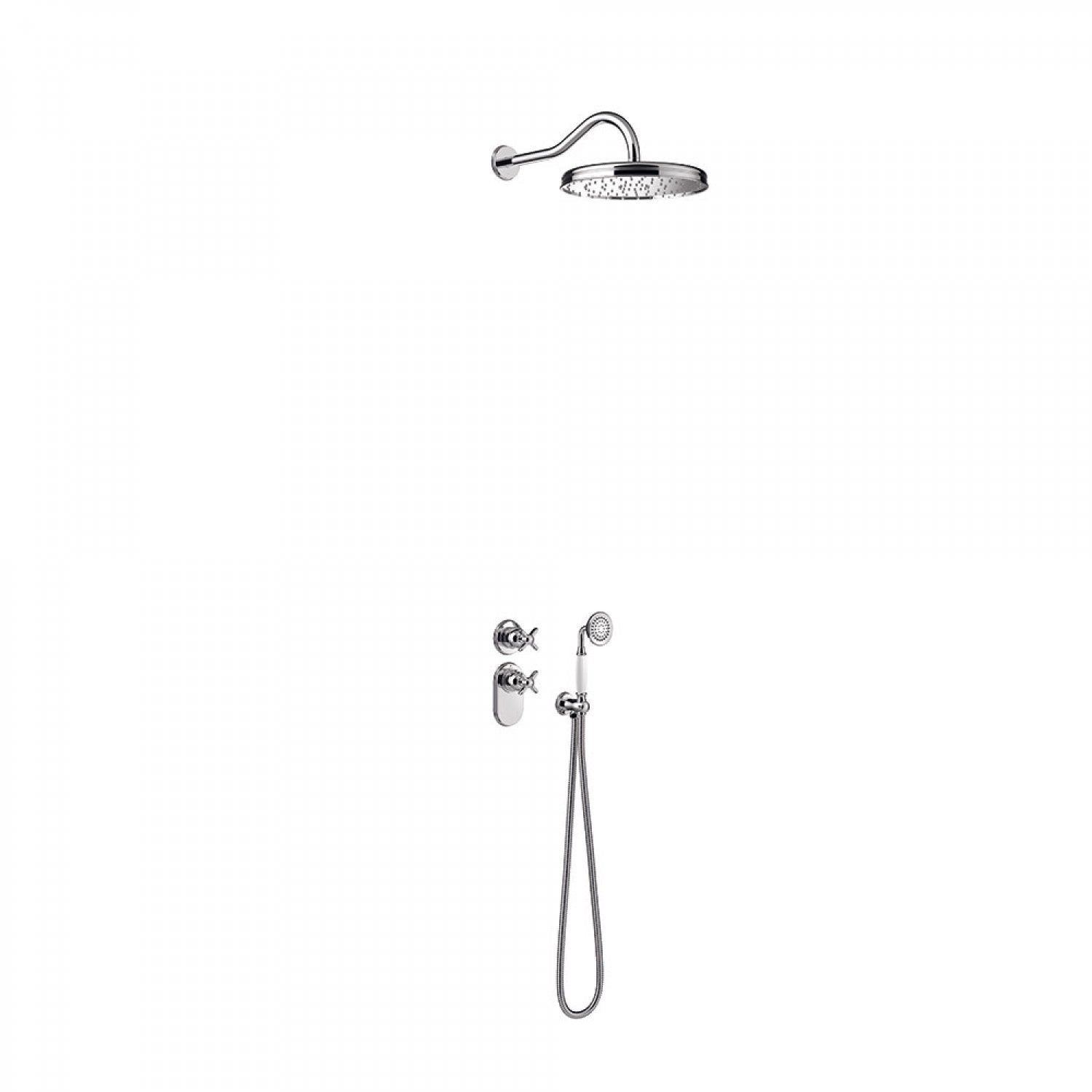 Tres-clasic 24235202 grifo kit ducha termostático empotrado cromo