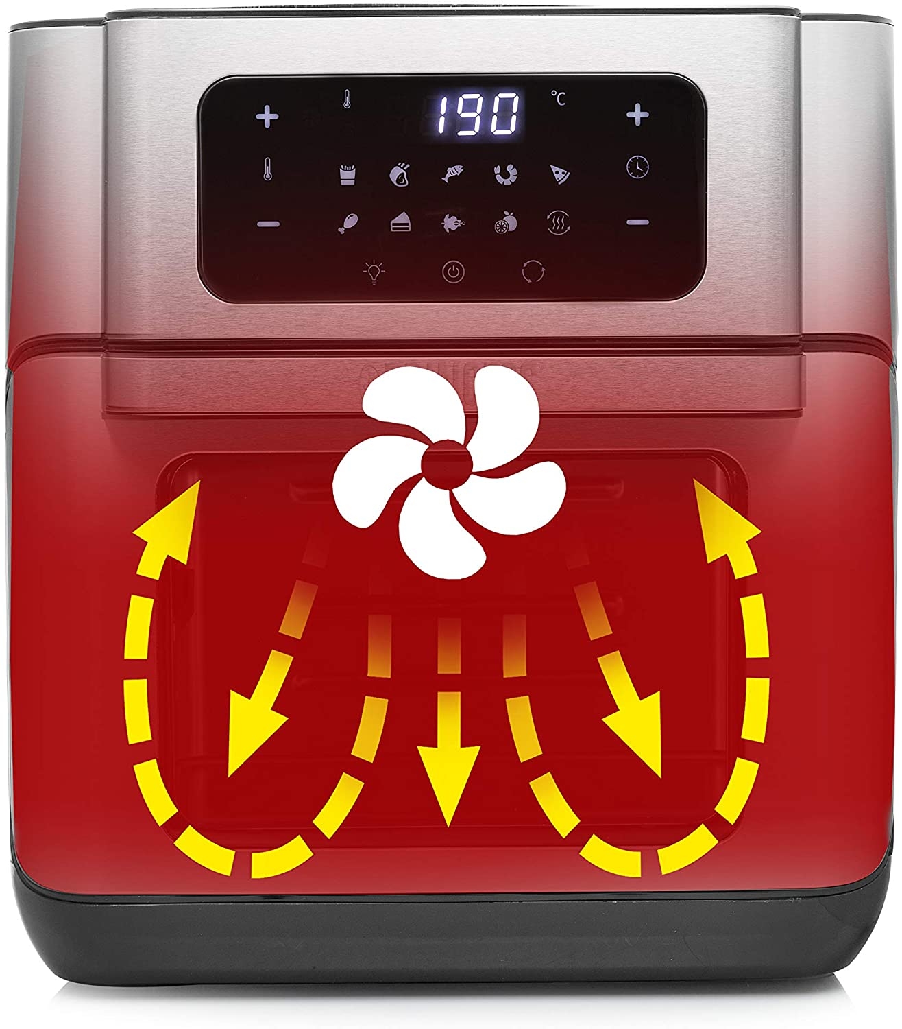 Friggitrice senza Olio Princess 182065 1500 W Argentato 10 L - 8