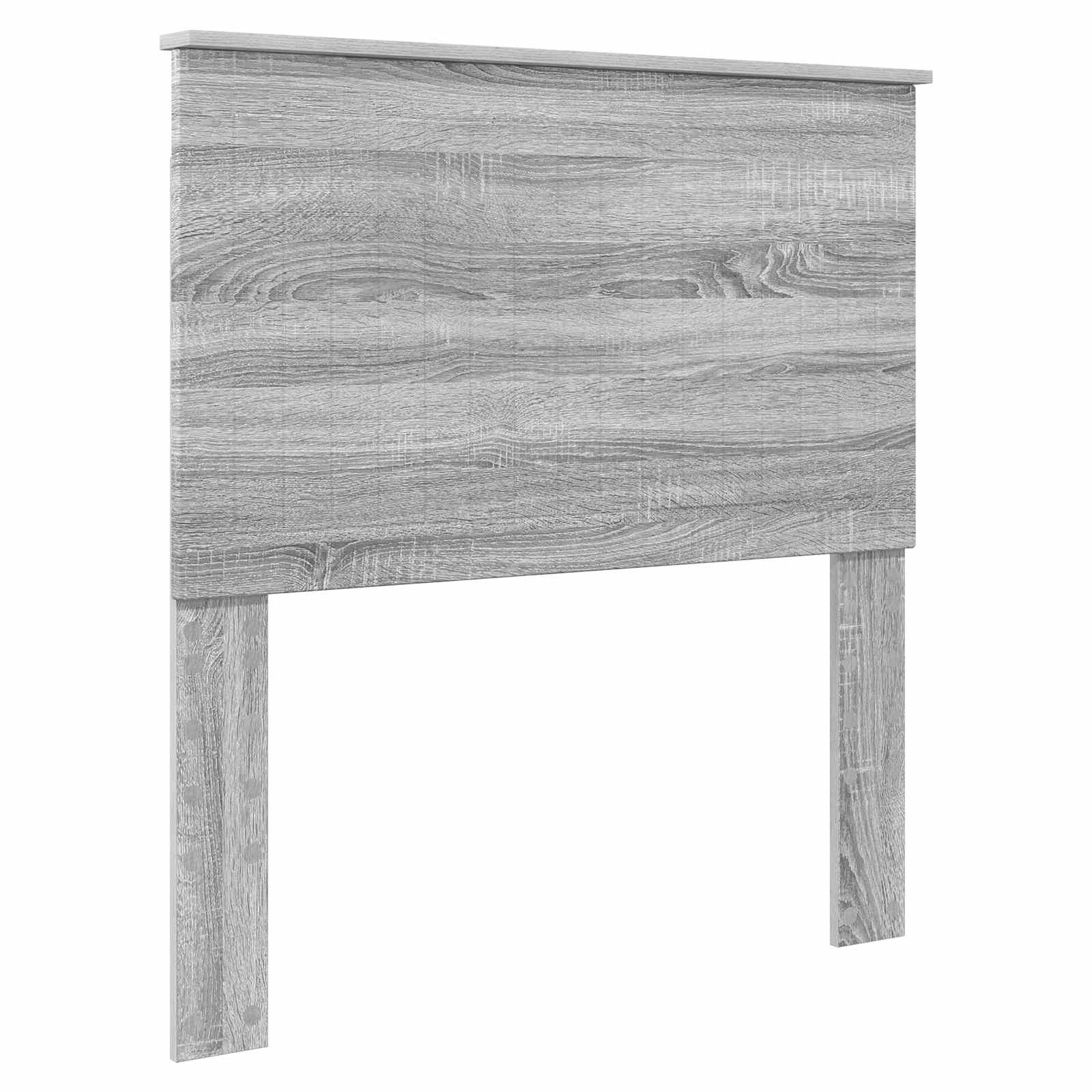 Cadre de lit gris 90 x 190 cm bois massif de pin - 6