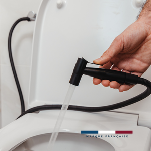 Kit Douchette WC Noir Mat | Marque Française | Qualité supérieure - Expert WC