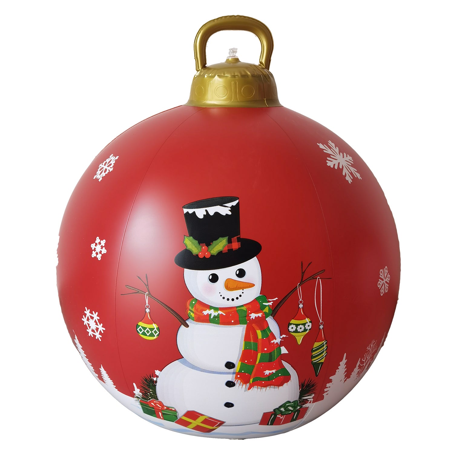 Nadmuchiwana bombka świąteczna o średnicy cm gigantyczna świecąca nadmuchiwana bombka dekoracje świąteczne bombka choinkowa z PVC ze światłem LED