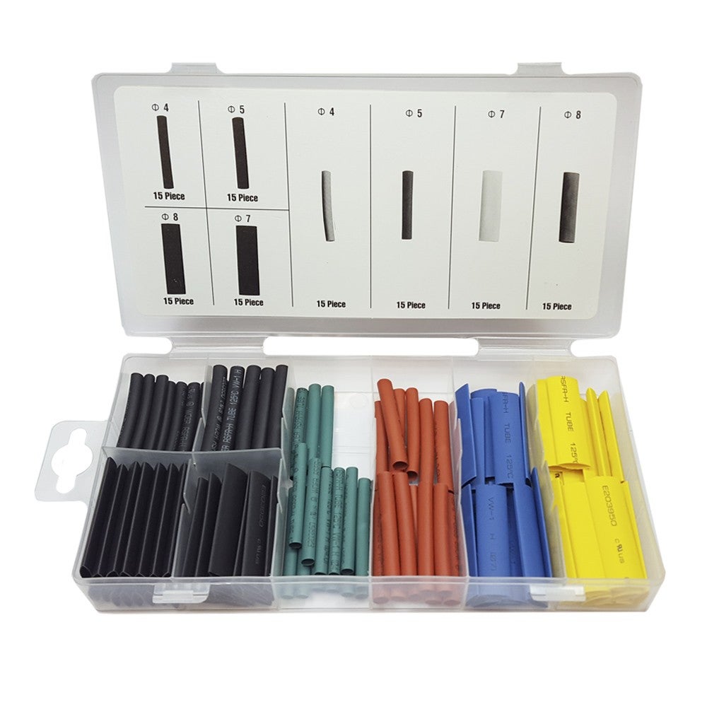 120 Fundas Termorretráctiles De Colores – Kit Para Aislar Cables, Empalmes Eléctricos Y Proyectos DIY