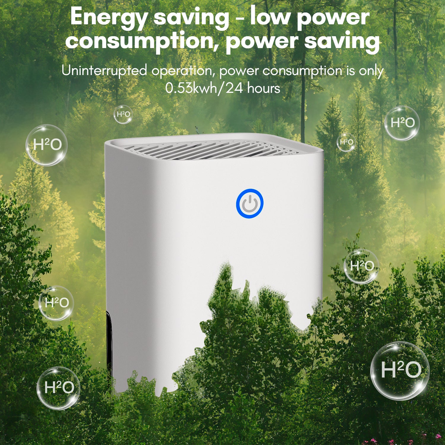 Déshumidificateur 850ML Déshumidificateur d'air Salon Humidité Déshumidificateur d'espace - 4