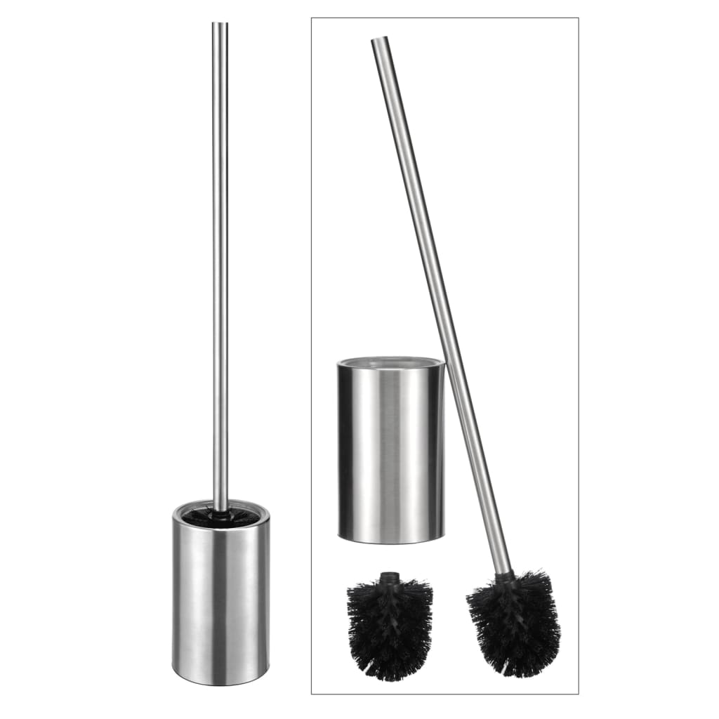 Szczotka do toalety z uchwytem 10 x 67 cm, stal nierdzewna