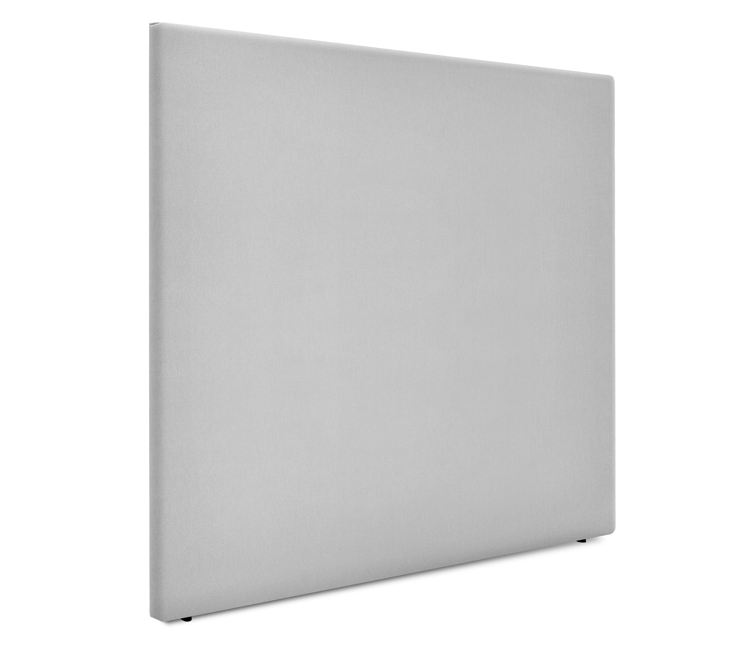 Dhome cabecero de tela aqualine liso hasta el suelo 145x120cm camas 135/140 - gris perla