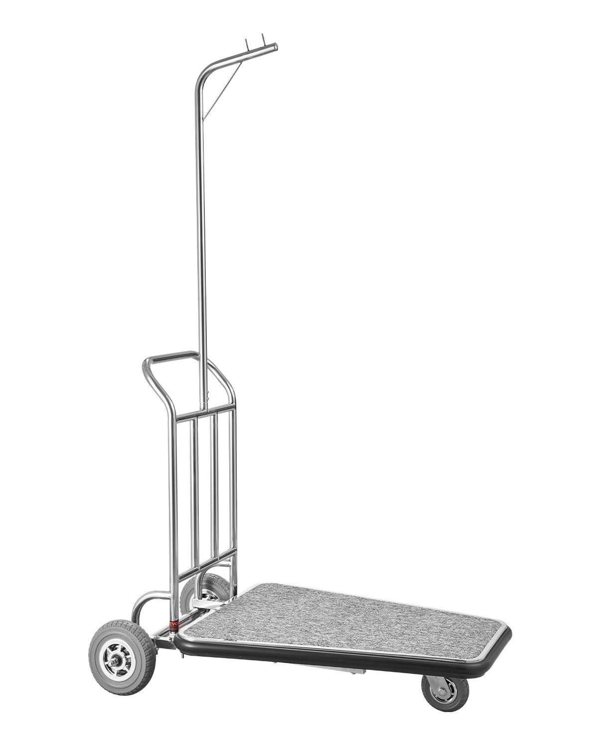 Hotelowy wózek bagażowy 272 kg 3 kółka Wózek bagażowy Bellboy 1080x640x1800mm VEVOR