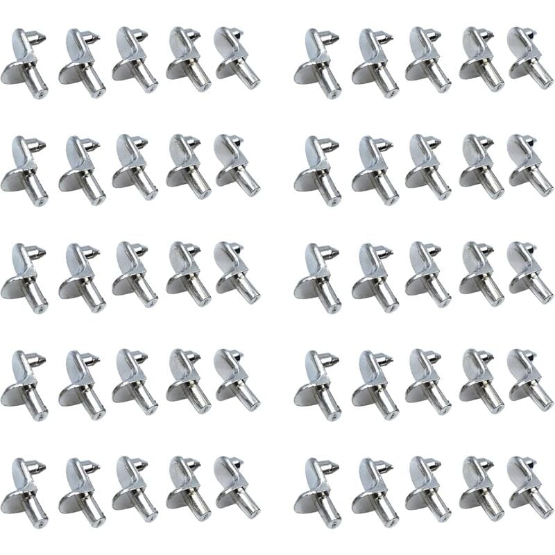 20x kołek półkowy uniwersalny stalowy trzpień 5mm x 24mm wspornik meblowy szafa