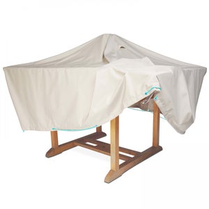 Housse De Protection Imperméable 420D Pour Meuble De Jardin 110x110x74 Cm - Bâche Table Carrée Extérieure