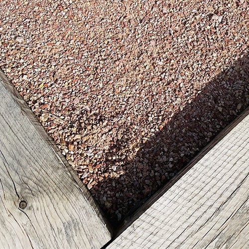 Kit finition terrain de pétanque rose 50m² - 5