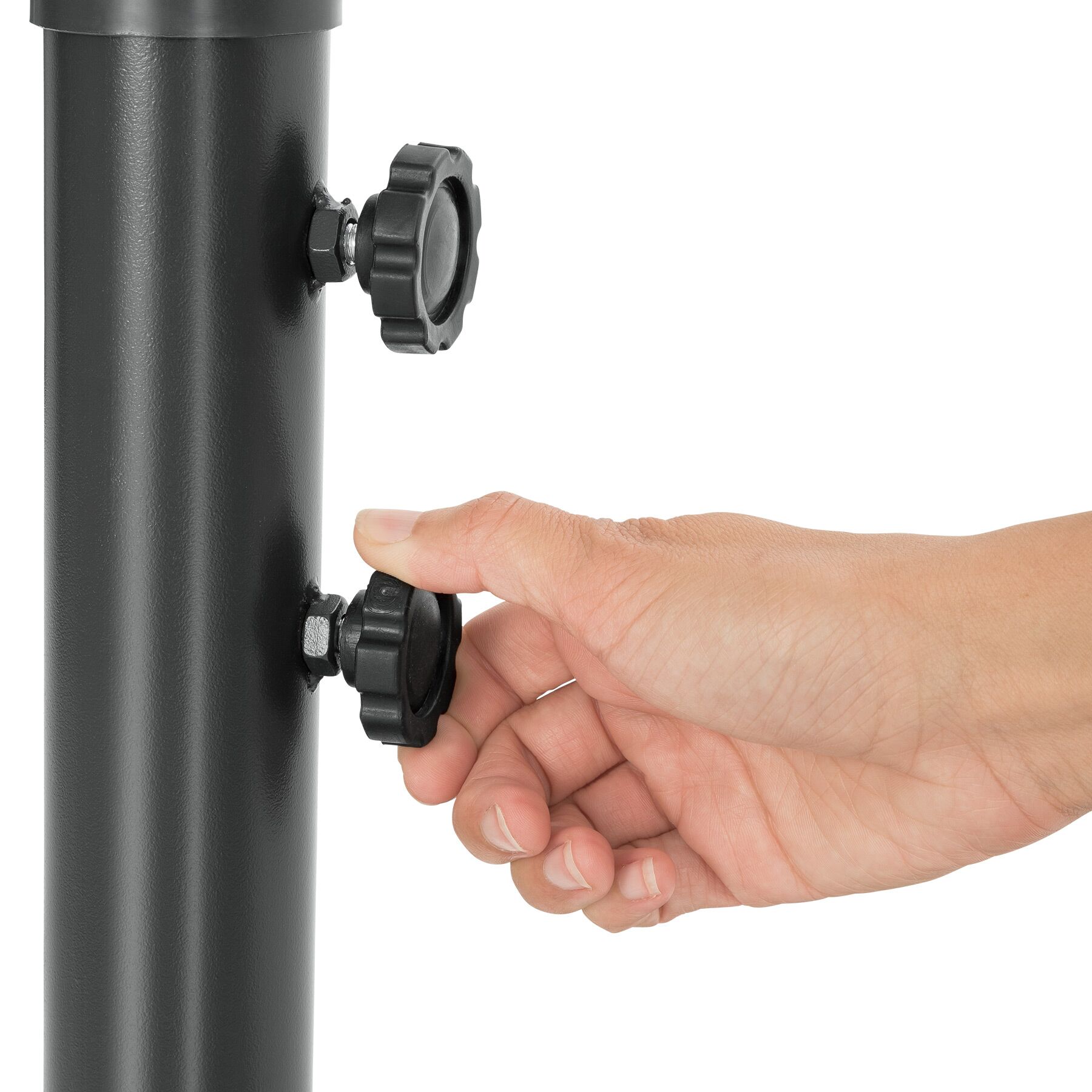Parasol en polyester avec housse de protection 350 cm TECTAKE - 7