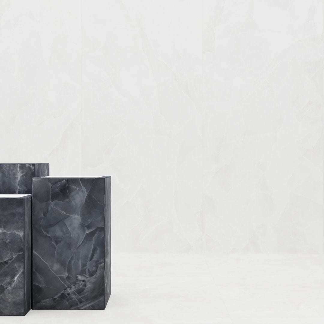 Nuage Bianco - Marmo Onice Opaco - Piastrelle 60x120 cm 9 mm - EOX 1001 60x120 MATT R9 9 mm - 2