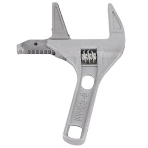 Clé à Molette Courte - Ouverture Max 34 Mm, Antidérapante, Pour Plomberie Et Bricolage