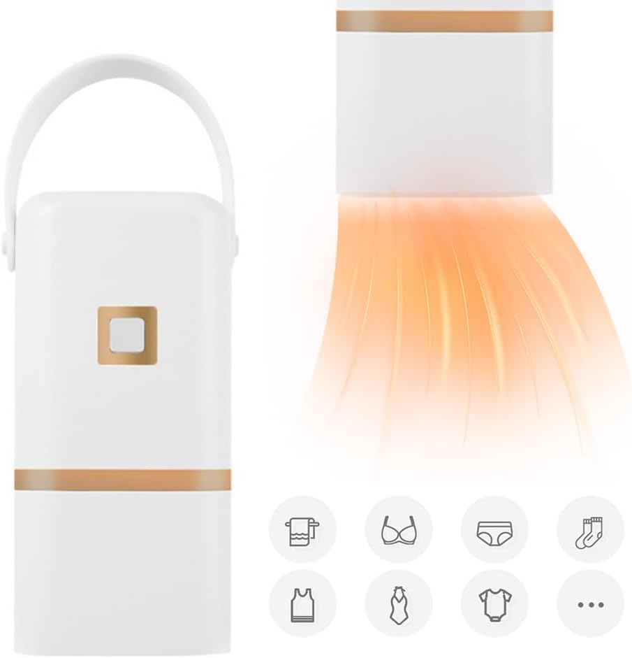 Mini suszarka bębnowa odpowiednia do lekkiej odzieży, bielizny, ubranek dziecięcych, składana suszarka elektryczna