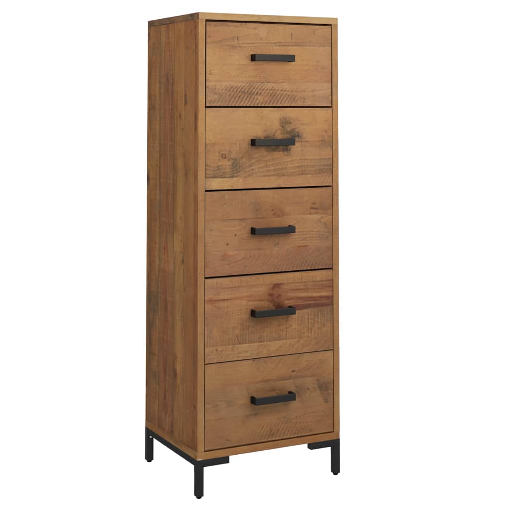 Commode Armoire De Rangement X X Cm Bois De Pin Massif Cfw