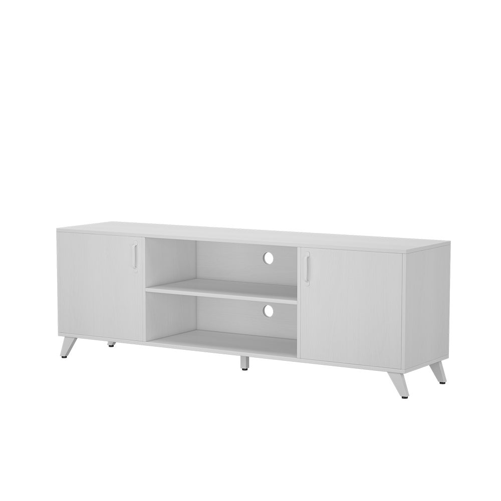 Vicco Lowboard Maceio, Biały, 160 x 54.5 cm z 2 drzwiami