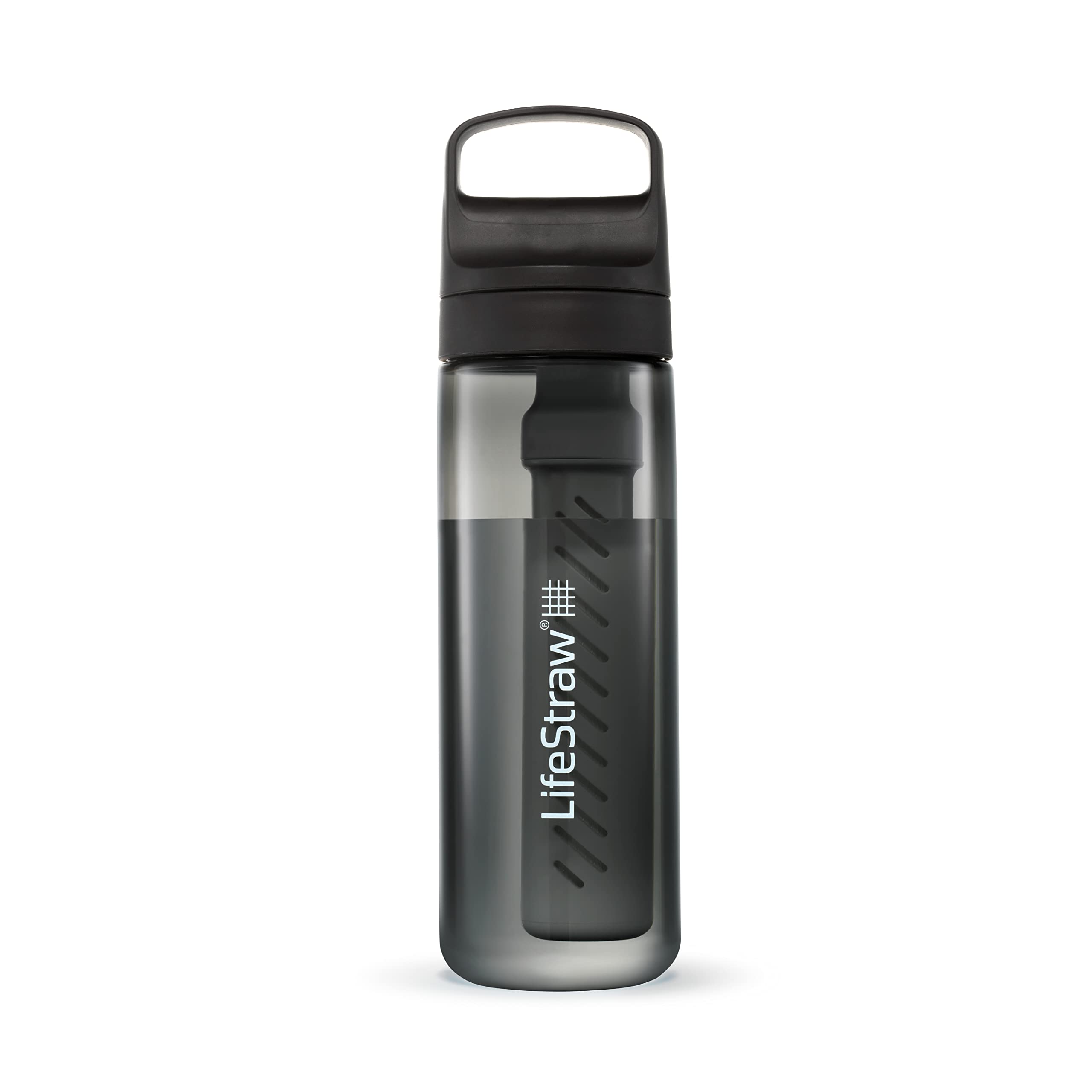 PearlCo Solid, borraccia con filtro dell'acqua, 0,7 litri (rosa), senza BPA, per scuola, sport, acqua, bambini, in viaggio