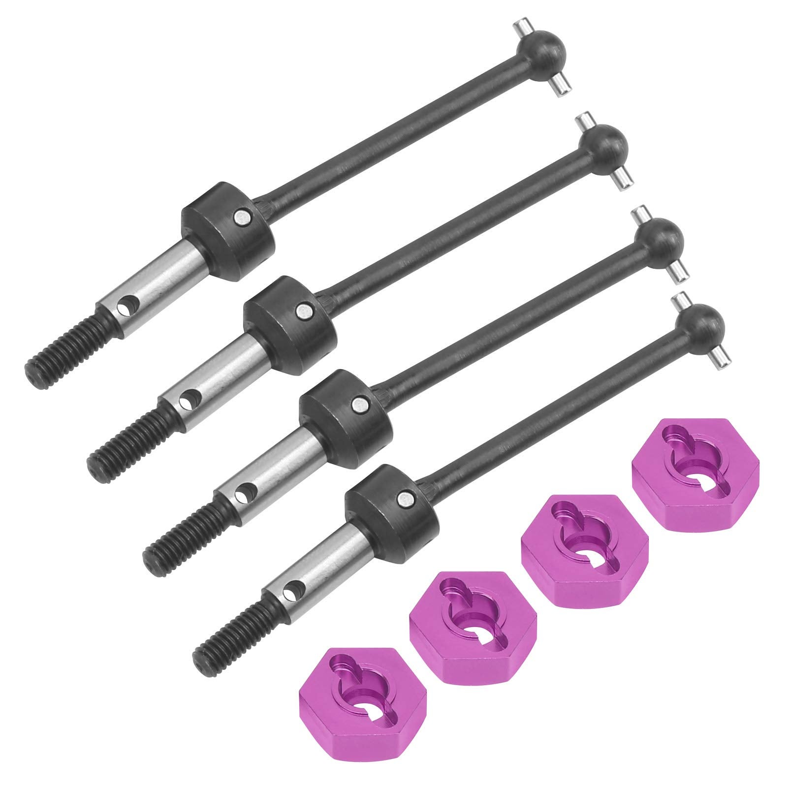 Dilwe Eje De Transmisión CVD Para RC – Kit De Ejes Delanteros Y Traseros Para SCY 16101 16102 16103 16201PRO