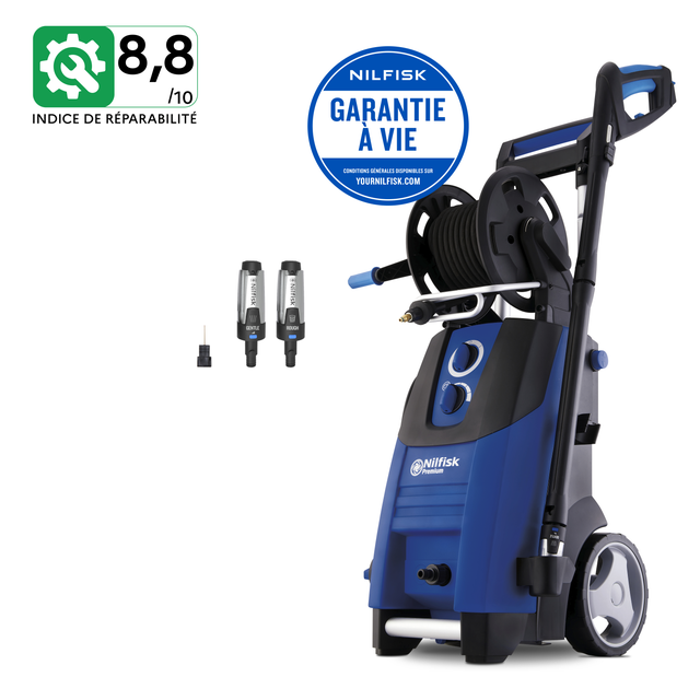 Nilfisk Premium 180-10 Nettoyeur Haute Pression – 180 bar, 2900 W – Haute Puissance – Idéal pour Véhicules et Grands Espaces