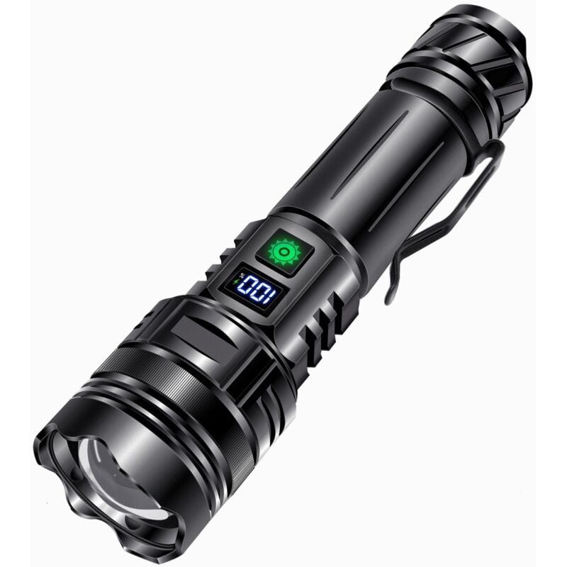 Lampe Torche Led Rechargeable,2000Lm Lampe De Poche Led Ultra Puissante Lampe Torche Led Rechargeable,2000Lm Lampe De Poche Led Ultra Puissante