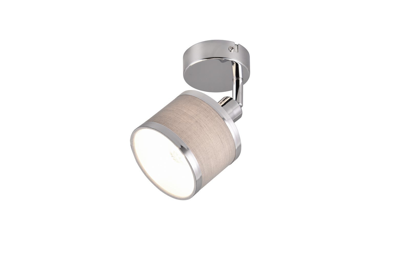 Kinkiet ścienny Arosa srebrno-odcienie srebra 1xE14x28W wym: 15,5 x 10 x 16,5 cm metal IP20 Trio