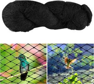 Filet Anti-Oiseaux 6x10m - Nylon Vert - Protection Jardin, Arbres Fruitiers, Étang