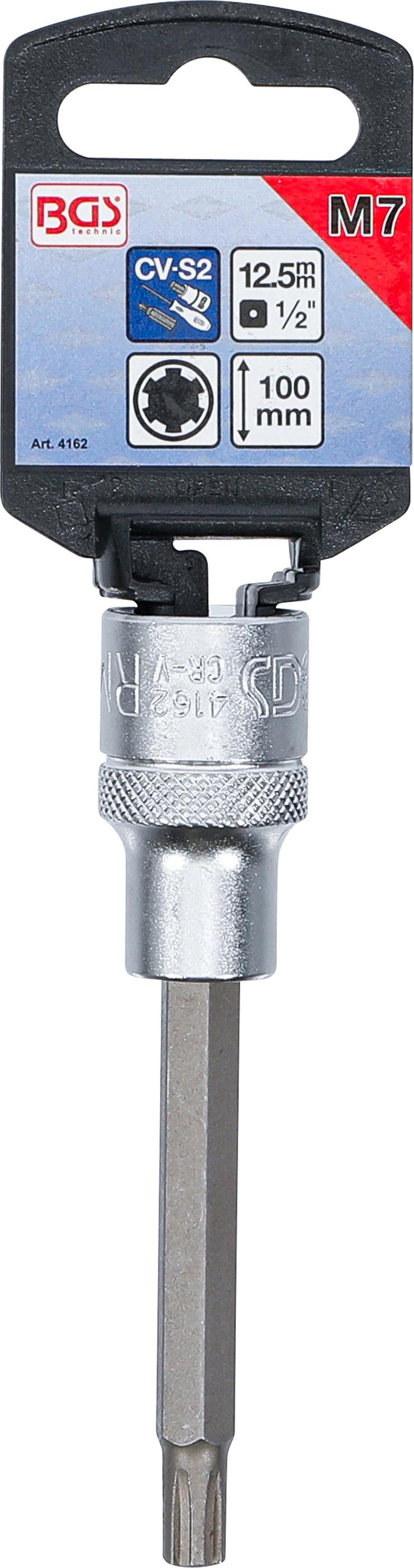 BGS Douilles à embouts | longueur 100 mm | 12,5 mm (1/2