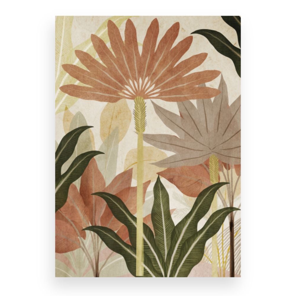 Toile Fleurs abstraites / 100x140cm / Fabriqué en France / DADA ART - 3