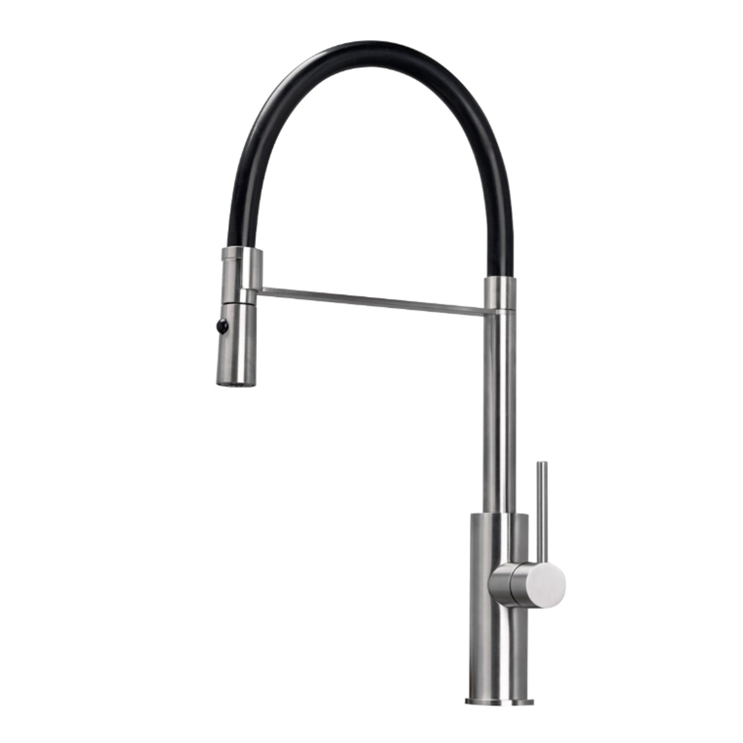 Miscelatore Cucina Con Doccetta Estraibile Inox Satinato Rubinetto - Foto 3