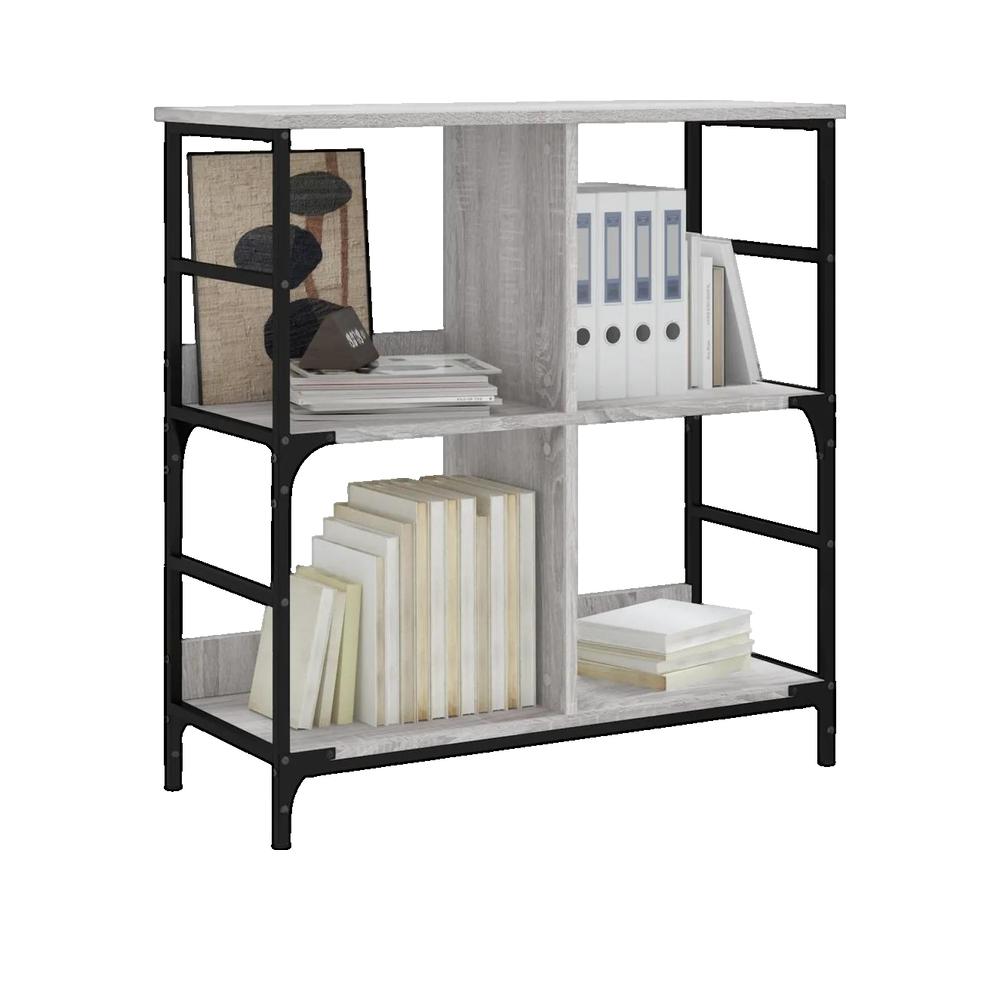 Bibliothèque sonoma gris 78,5x33x82 cm bois d'ingénierie vidaXL - 3