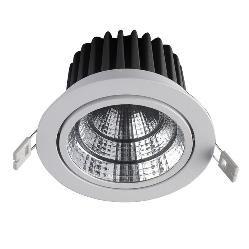 Oprawa stropowa sufitowa wpuszczana West biała LED 15W 3000K 1320lm wym: 13,6 x 8,2 x 8,2 cm okrągła Italux