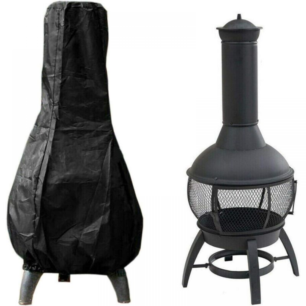 Pokrowiec na palenisko – wodoodporny – chroniący przed słońcem – tkanina Oxford – 122 x 21 x 61 cm