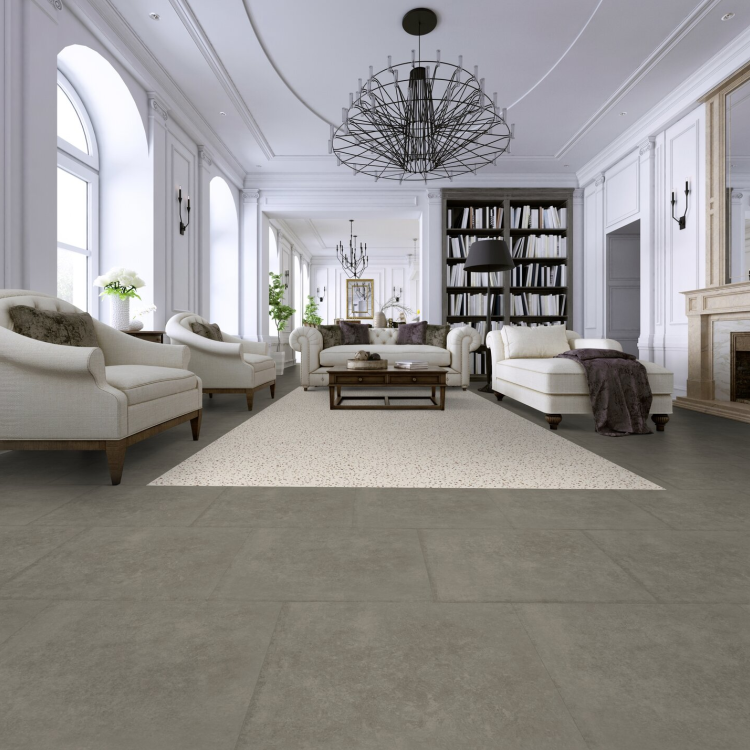 Dalle de sol PVC prête à poser sous-couche intégrée effet terrazzo felizia ocre GERFLOR - 6