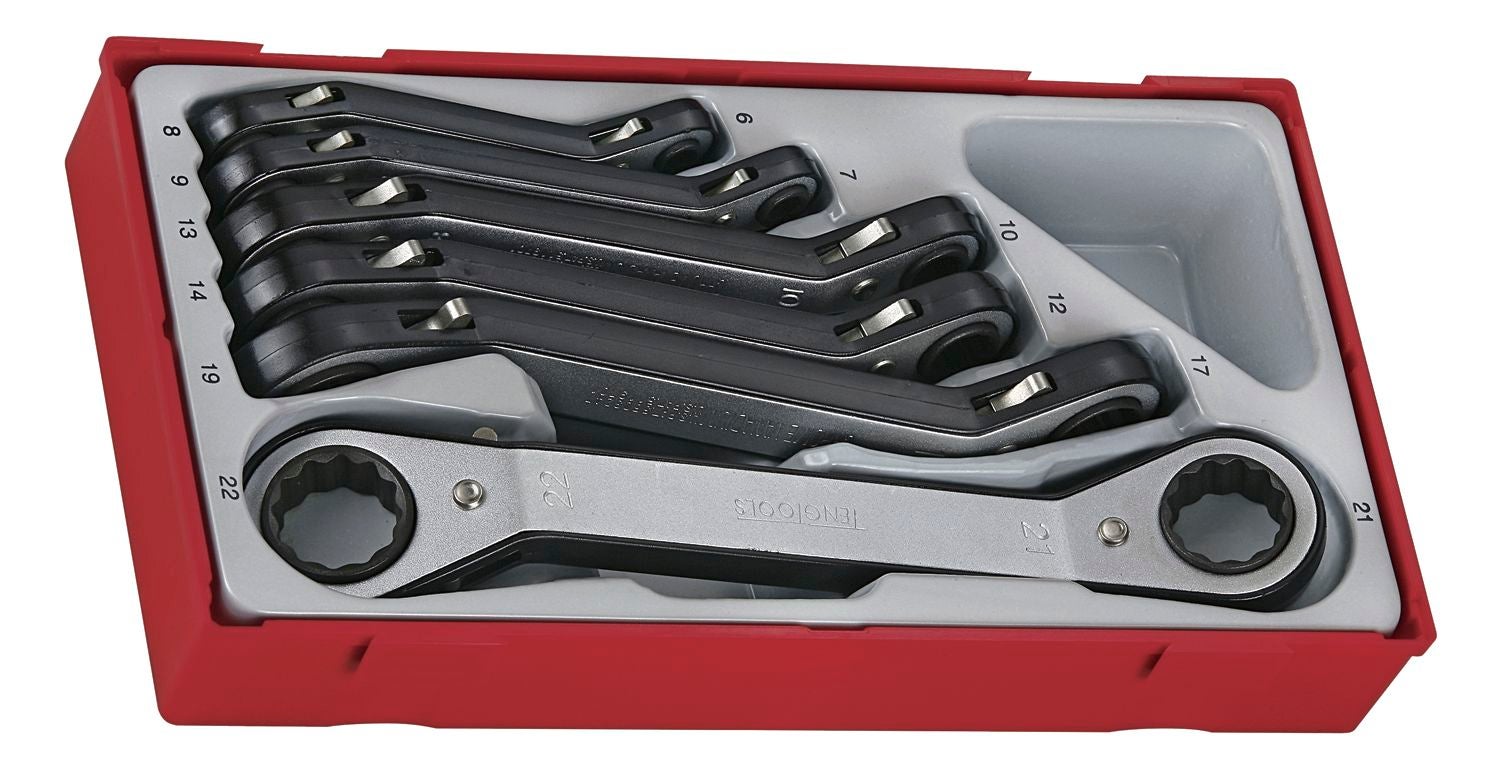 JUEGO DE LLAVES CARRACA ACODADAS TTRORS 6 PZAS 116700105 - 2