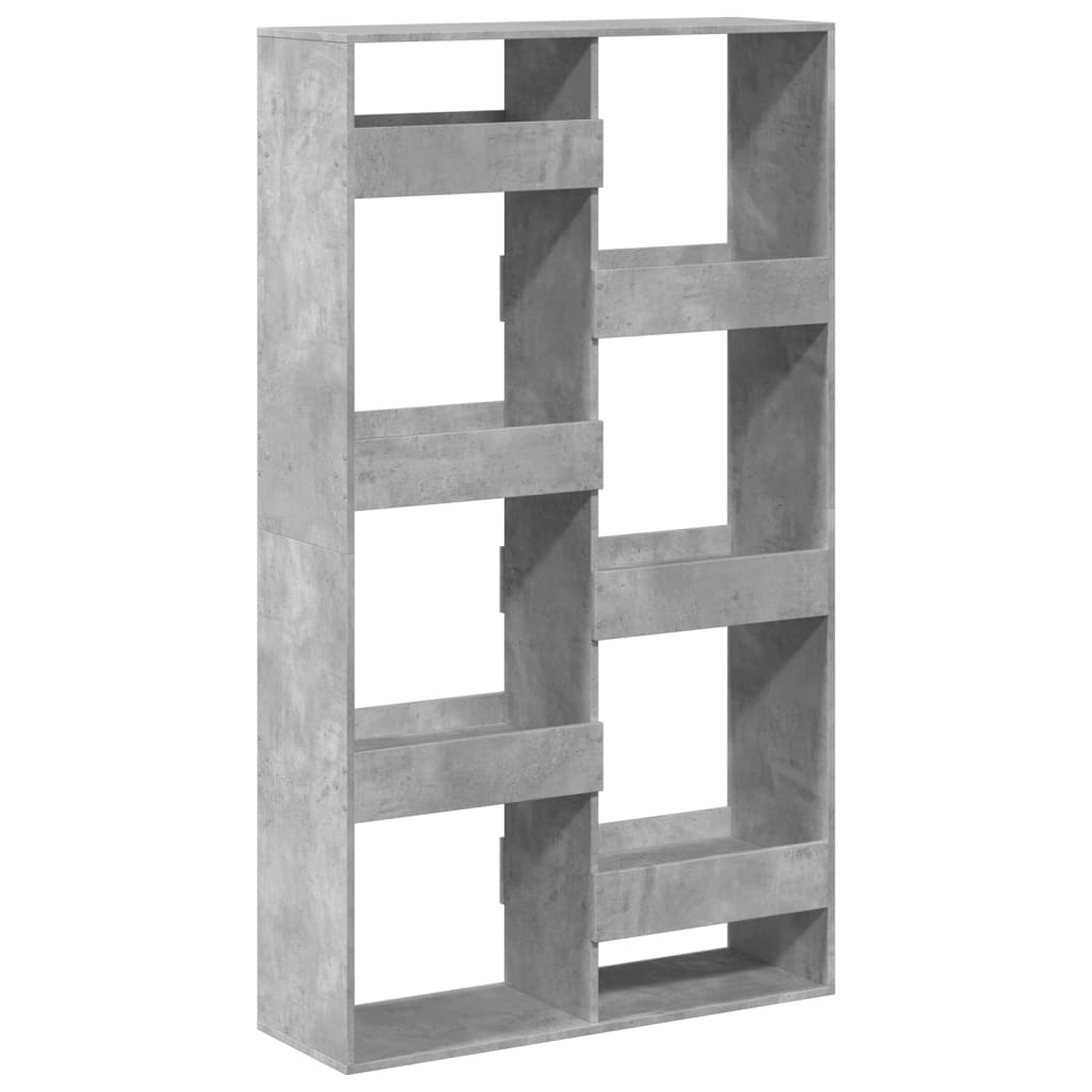 Estantería Librería，Armario de libros madera de ingeniería gris hormigón 100x33x175 cm CFW597363 - 6
