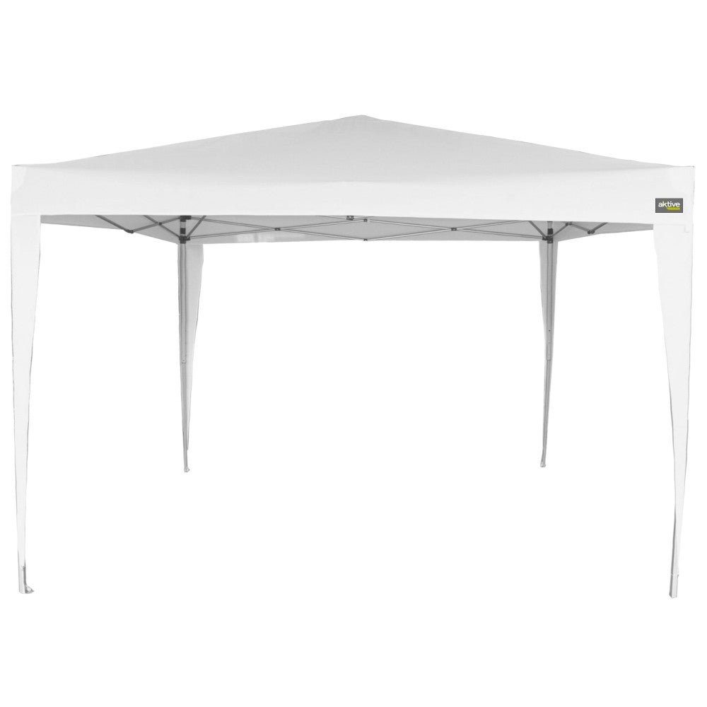 AKTIVE 62187 Tenda pieghevole 300x300x240/250 Bianco, Tende da