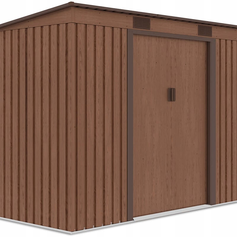 Domek Ogrodowy Narzędziowy na Narzędzia Szopa OREGON 261x121cm Metalowy 1 szt