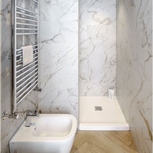 Carrelage Effet Marbre MARBLE Golden White 60x120cm Mat Sol et Murs - Les Carreaux de Jean
