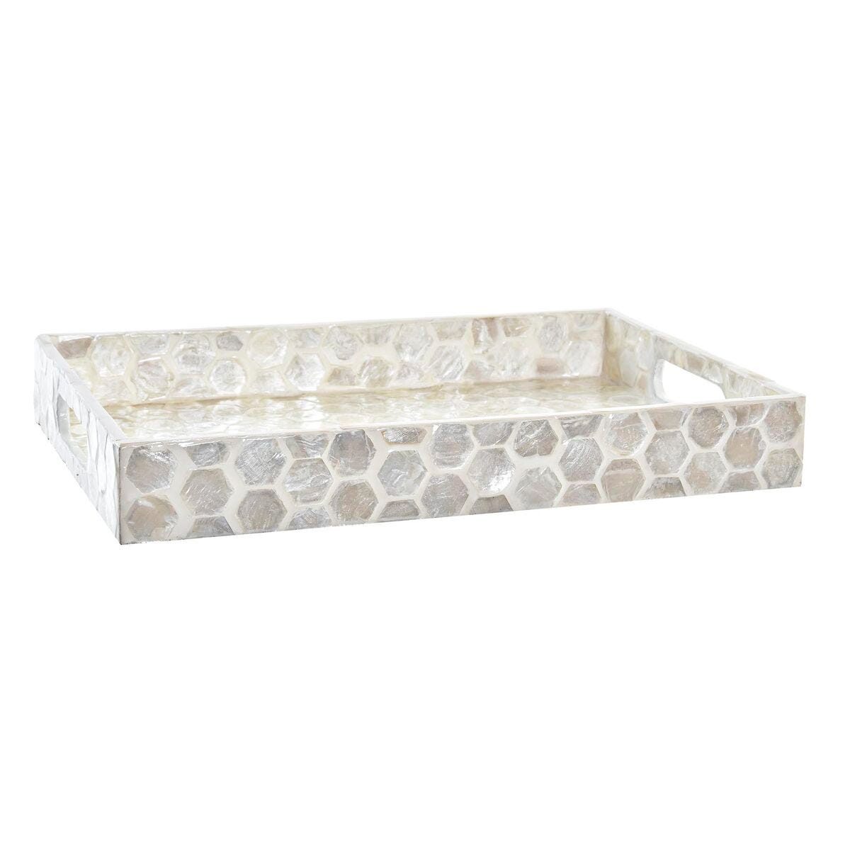 Mud Pie Vassoio Porta Salse In Marmo Bianco - Set Da 2 Pezzi Con Ciotola - Elegante Accessorio Da Tavola