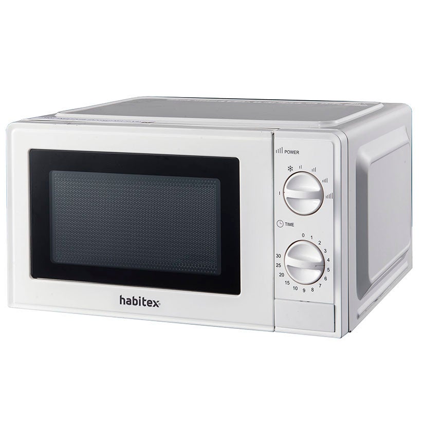 Habitex Microondas 20 L. 700W Mecanico. Blanco , Leroy Merlin