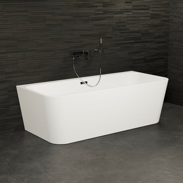 Baignoire Ilot Mint 160 blanche 160 x75 x57 cm, by SPALINA
