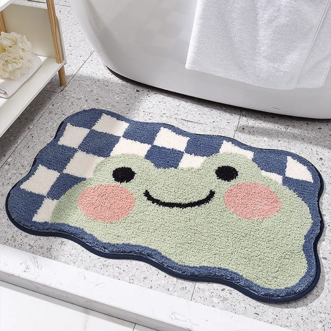 Panstar Tappeto da bagno antiscivolo per bagno, tappetino da bagno assorbente di lusso, tappeto da bagno a forma di animale divertente lavabile Panstar Tappeto da bagno antiscivolo per bagno, tappetino da bagno assorbente di lusso, tappeto da bagno a forma di animale divertente lavabile